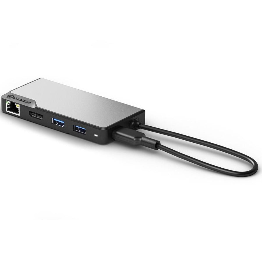 Alogic Usb-C Fusion Alpha 5-In-1 Hub - 1 X Hdmi 4K@60Hz, 2 X Usb-A (Usb 3.0), 1 X Gigabit Ethernet, 1 X Usb-C (Data & Pd) - Space Grey