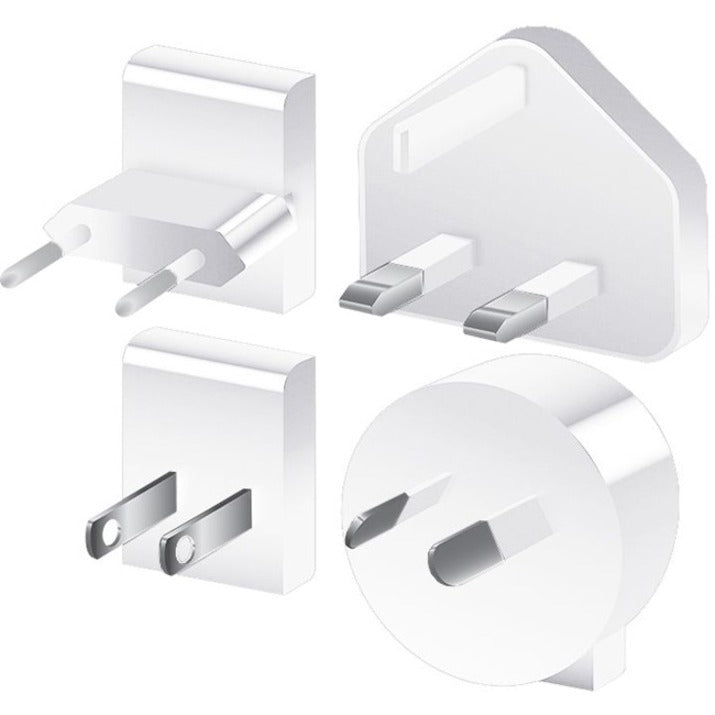 Alogic Usb-C Laptop/Macbook Wall Charger 60W With Power Delivery- Travel Edition With Au, Eu, Uk, Us Plugs And 2M Cable