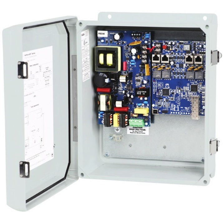 Altronix 4-port Outdoor Hardened 802.3bt 4PPoE Switch NETWAY4EBTWP