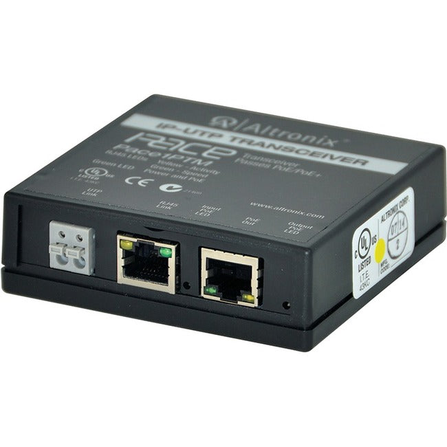 Altronix Ip And Poe+ Over Extended Distance Utp Or Cat5E Pace1Ptm