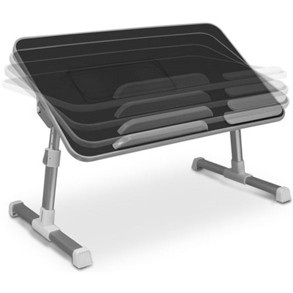 Aluratek Adjustable Ergonomic Laptop Cooling Table with Fan (Black) ACT01FB