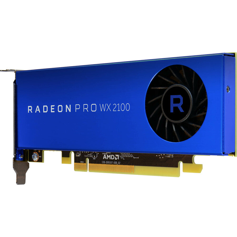 Amd Radeon Pro Wx 2100 - Graphics Card - Radeon Pro Wx 2100 - 2 Gb Gddr5 - Pcie 3.0 X16 - 2 X Mini Displayport, Displayport