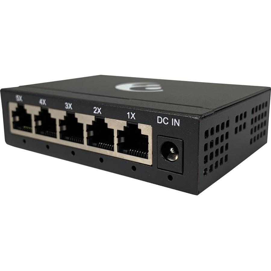 Amer 5 Port 10/100/1000 Mbps Gigabit Ethernet Desktop Metal Switch