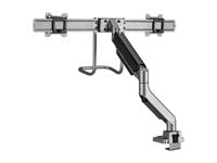 Amer HYDRA2HANDLEBAR Mounting Arm for Monitor - Space Gray - 2 Display(s) Supported - 17 t