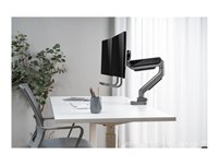 Amer HYDRA2HANDLEBAR Mounting Arm for Monitor - Space Gray - 2 Display(s) Supported - 17 t