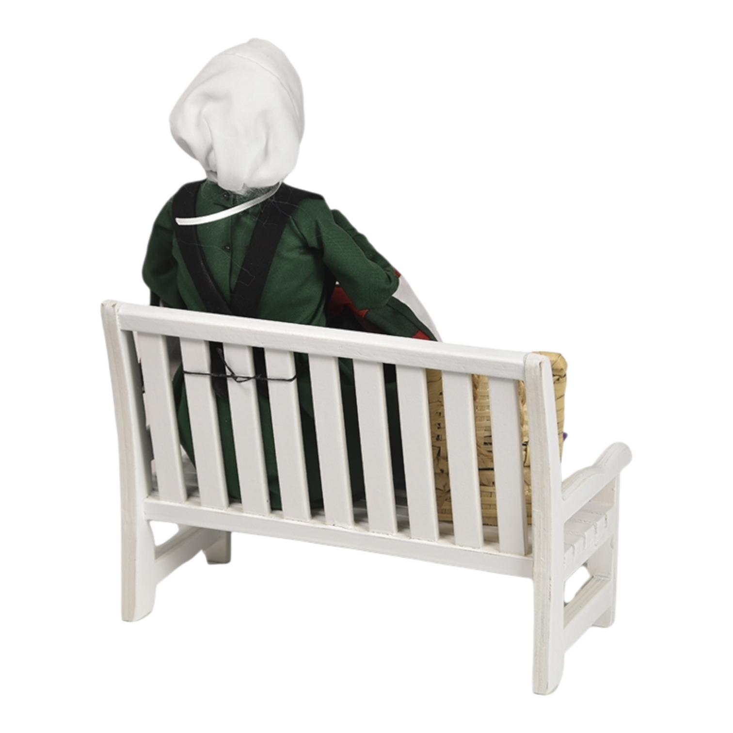 Amish Grandmother on Bench