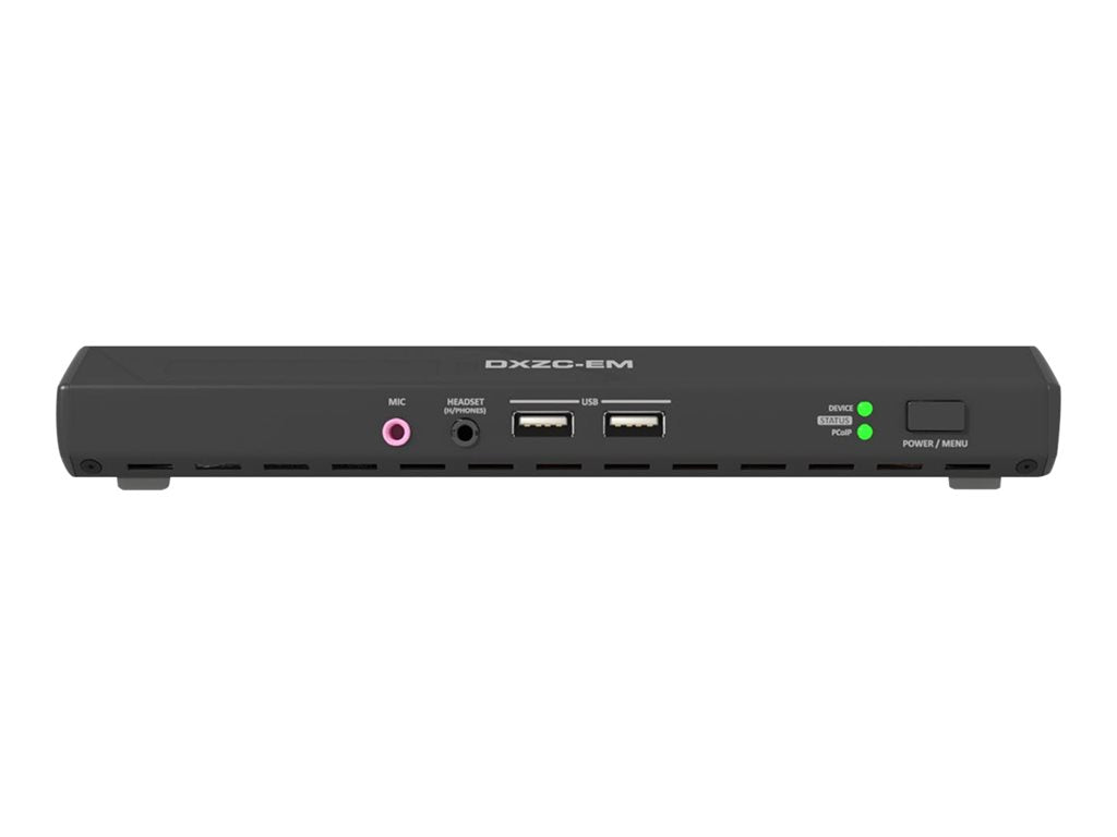 Amulet Hotkey DXZC-E - Thin client - USFF - 1 Tera2321 up to - RAM 512 MB - no HDD - Gigabit Ethernet, PCoIP - monitor: