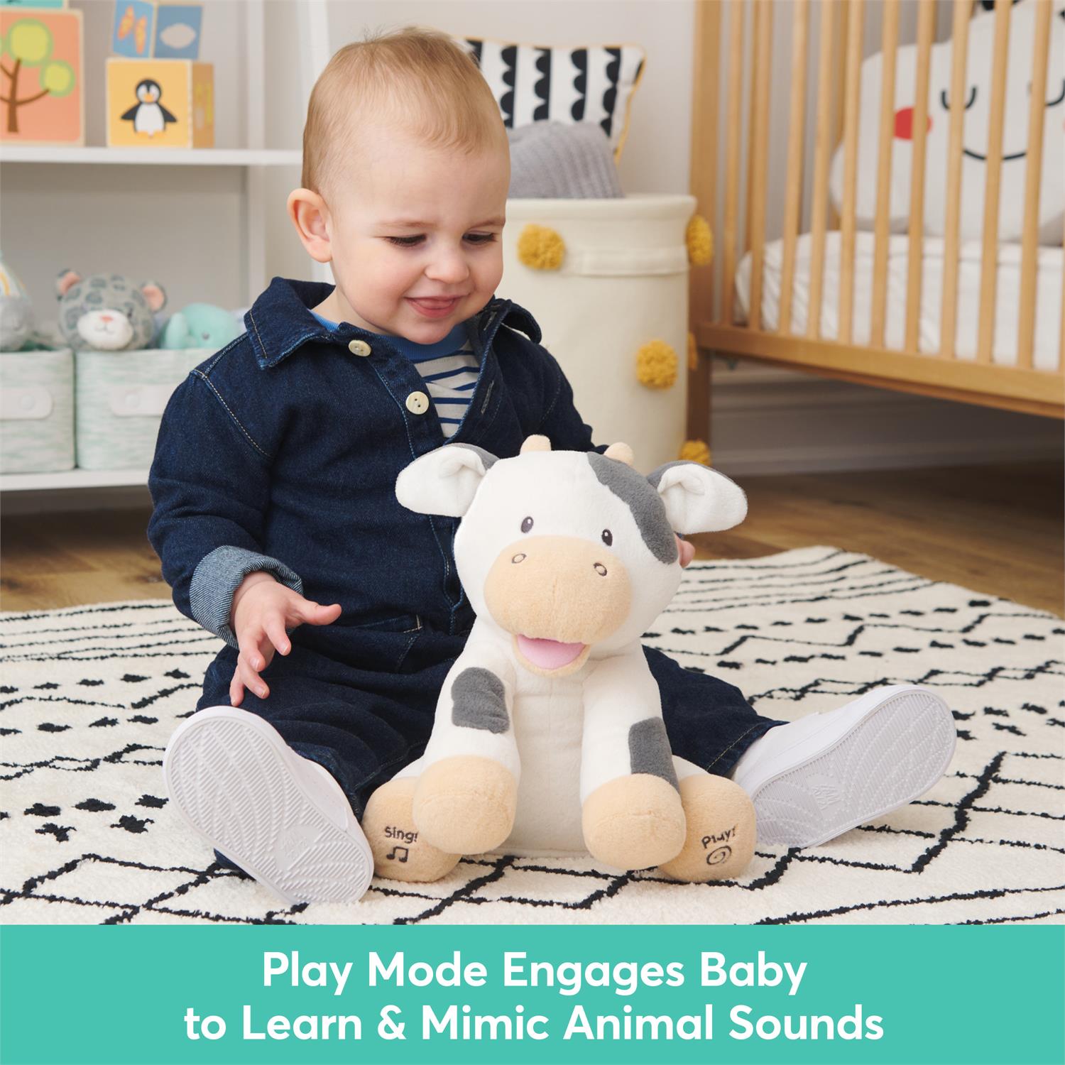 Animated Buttermilk Cow