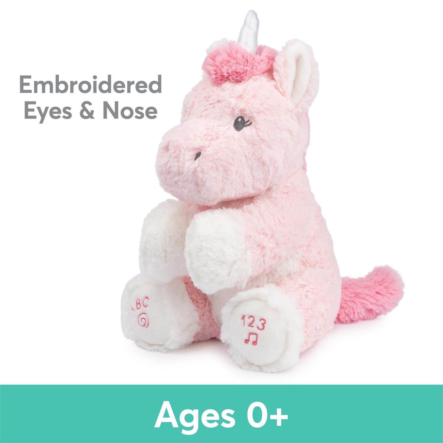 Animated Unicorn ABC 123 Plush