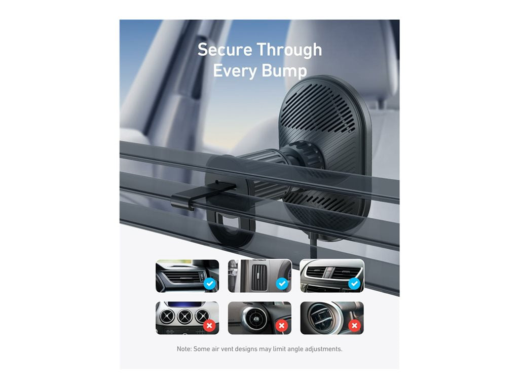 Anker MagGo - Car wireless charging holder - MagSafe compatible - 15 Watt - IQ 2.0 B2932H11-1