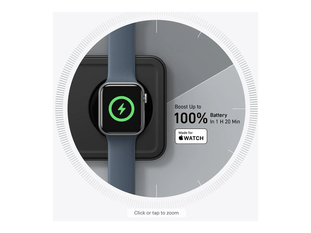 Anker MagGo - Wireless charging stand - 3-in-1, pad + AC power adapter - 25 Watt - Apple Fast Charge, IQ - 3 output connectors B25M1111-1