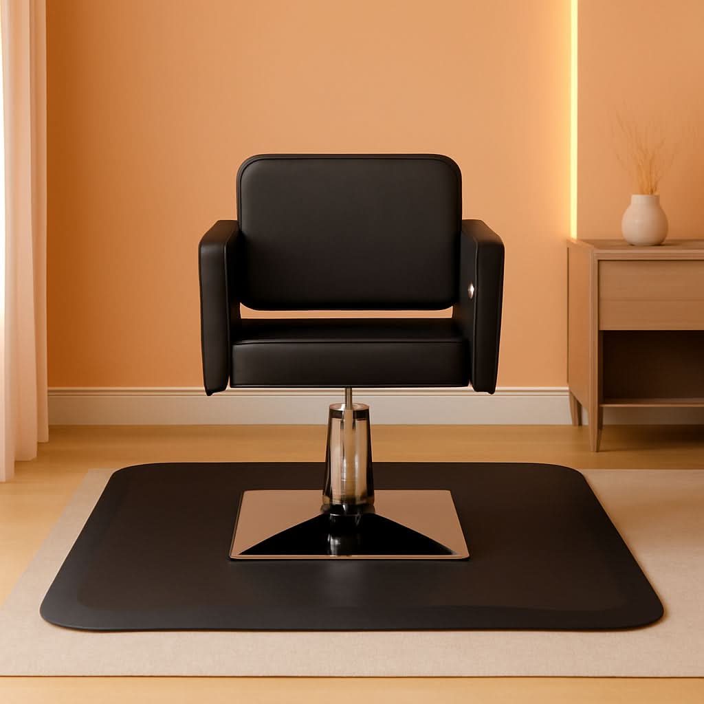Anti Fatigue Barber Floor Mat 3 By 4 Ft For Salon Styling Chair Square Base Half Inch Thick