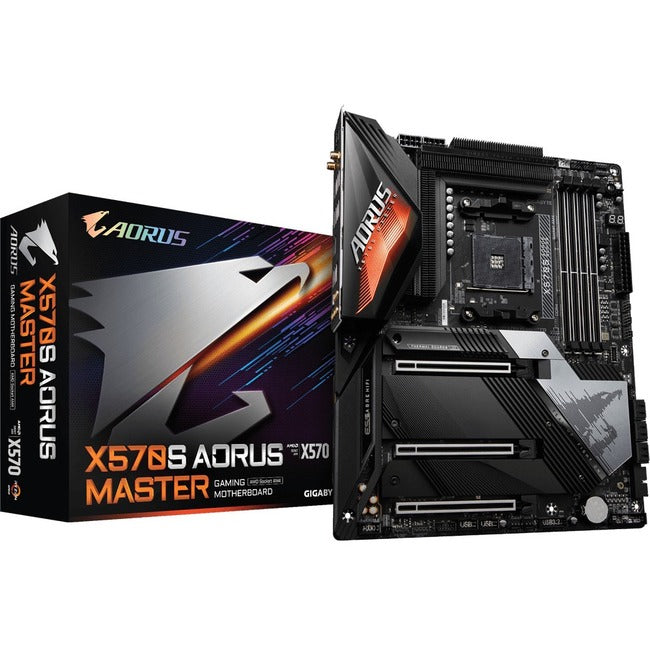Aorus Ultra Durable X570S Aorus Master Desktop Motherboard - Amd X570 Chipset - Socket Am4 - Atx X570S AORUS MASTER