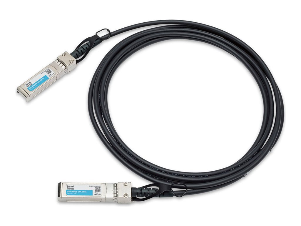 Approved Networks - 10GBase-CU direct attach cable - SFP+ to SFP+ - 5 ft - twinaxial - passive, solid SFP-H10GB-CU1.5M-A