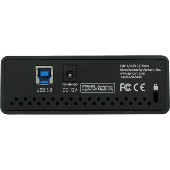 Apricorn Aegis Padlock DT FIPS ADT-3PL256F-6000 6 TB Hard Drive - External - TAA Compliant