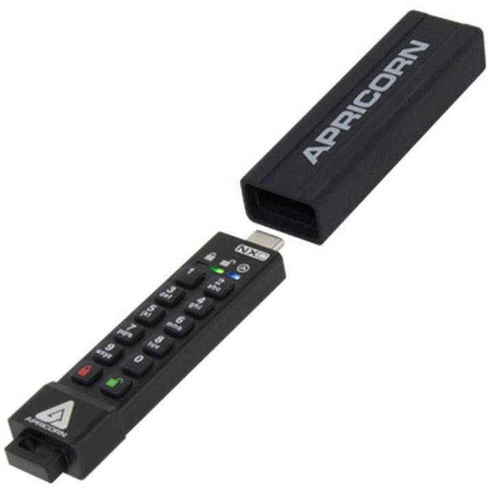 Apricorn Aegis Secure Key 3NXC 128GB USB 3.2 (Gen 1) Type C Flash Drive ASK3-NXC-128GB