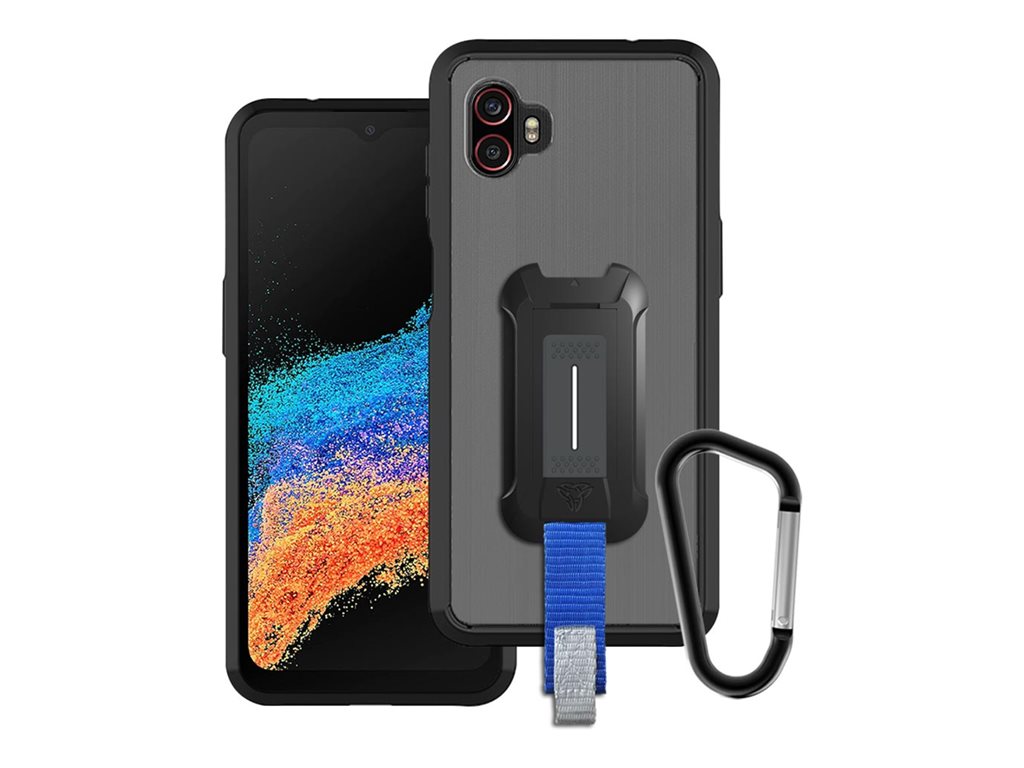 Armor-X - Back cover for cell phone - rugged - mountable, shockproof, with carabiner - thermoplastic polyurethane (TPU) - for BX3-SS22-XC6P