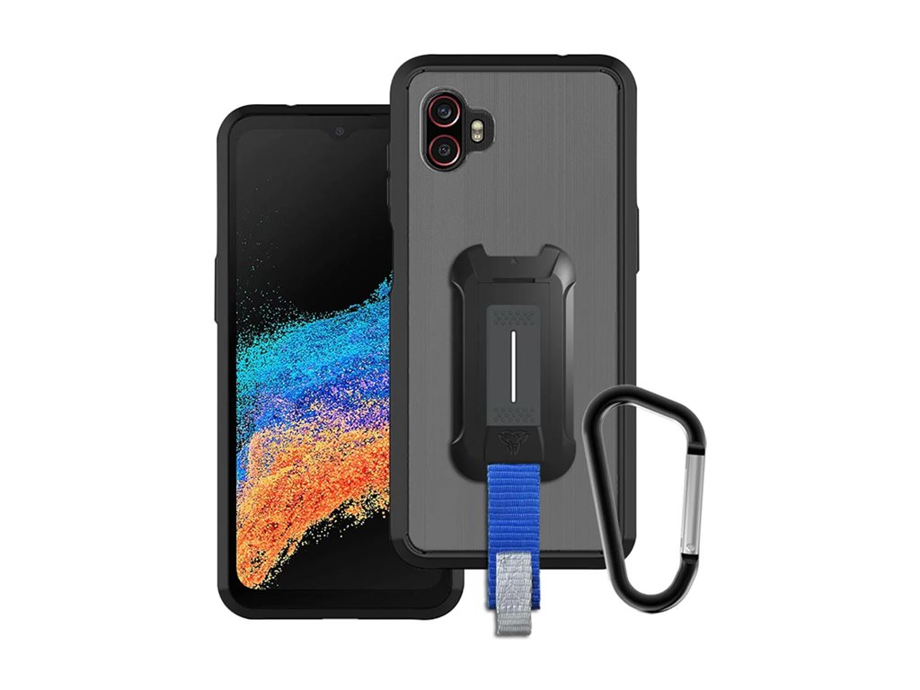 Armor-X - Back cover for cell phone - rugged - mountable, shockproof, with carabiner - thermoplastic polyurethane (TPU) - for BX3-SS22-XC6P