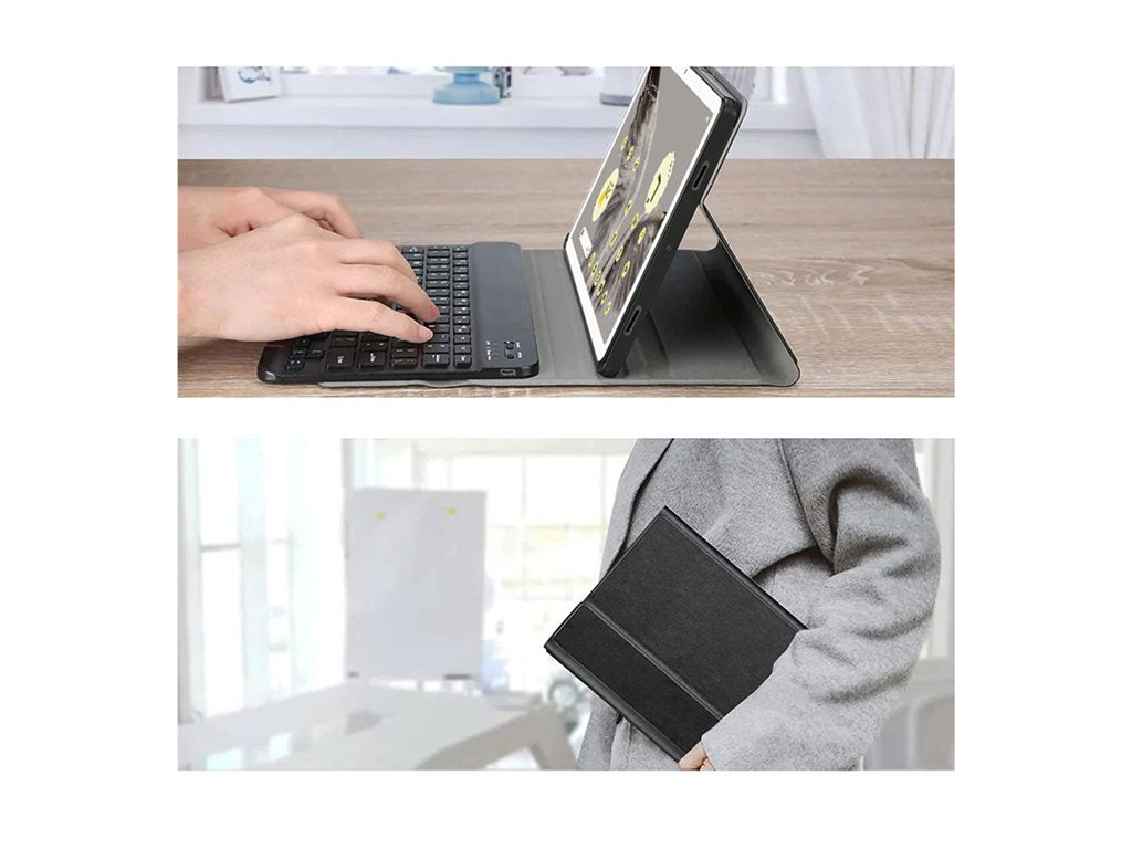 Armor-X HKV-GG-PXLTAB1 - Keyboard and folio case (folio cover) - detachable, PU leather - wireless