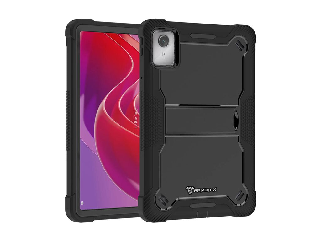 Armor-X - Protective case for tablet - rugged - with kickstand, 3 layers - silicone, plastic, polycarbonate, thermoplastic polyurethane VPN-LN-M11