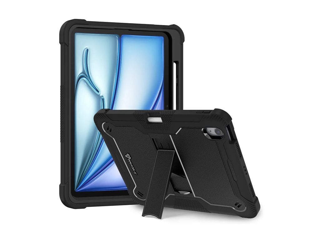 Armor-X - Protective case for tablet - with kickstand, 3 layers - silicone, plastic, polycarbonate, thermoplastic polyurethane VPN-IPAD-A5