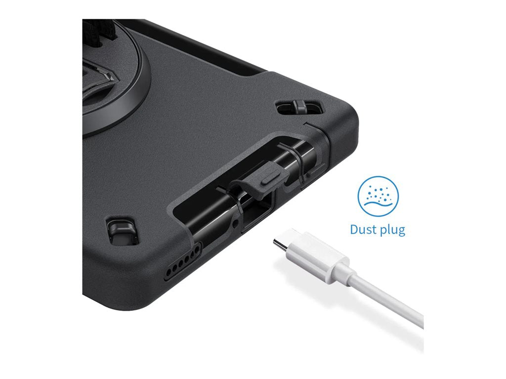 Armor-X RIN-SS-X210 - Protective case for tablet - rugged - with hand strap and kick-stand, rainproof military grade - premium