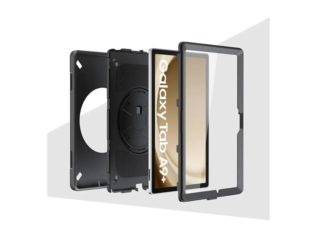 Armor-X RIN-SS-X210 - Protective case for tablet - rugged - with hand strap and kick-stand, rainproof military grade - premium