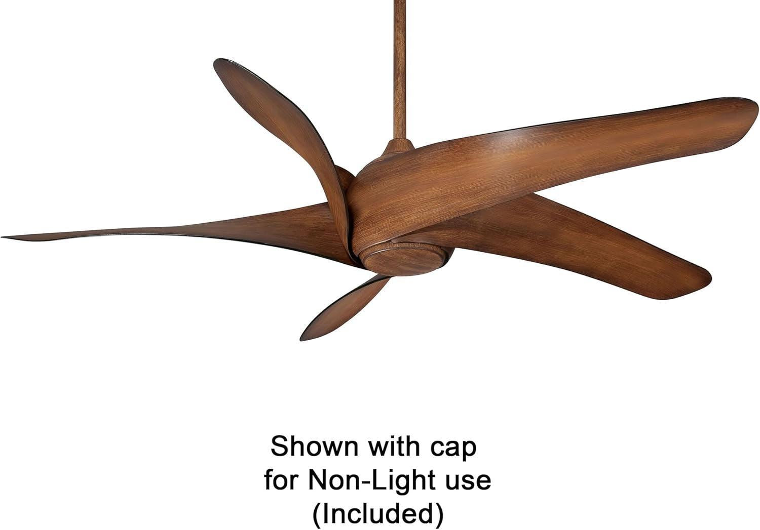 Artemis XL5 62In Distressed Koa Ceiling Fan With LED