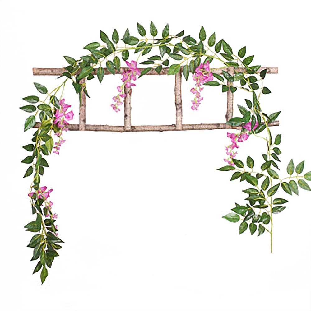 Artificial Wisteria Bean Curd Vine Flower Rattan -