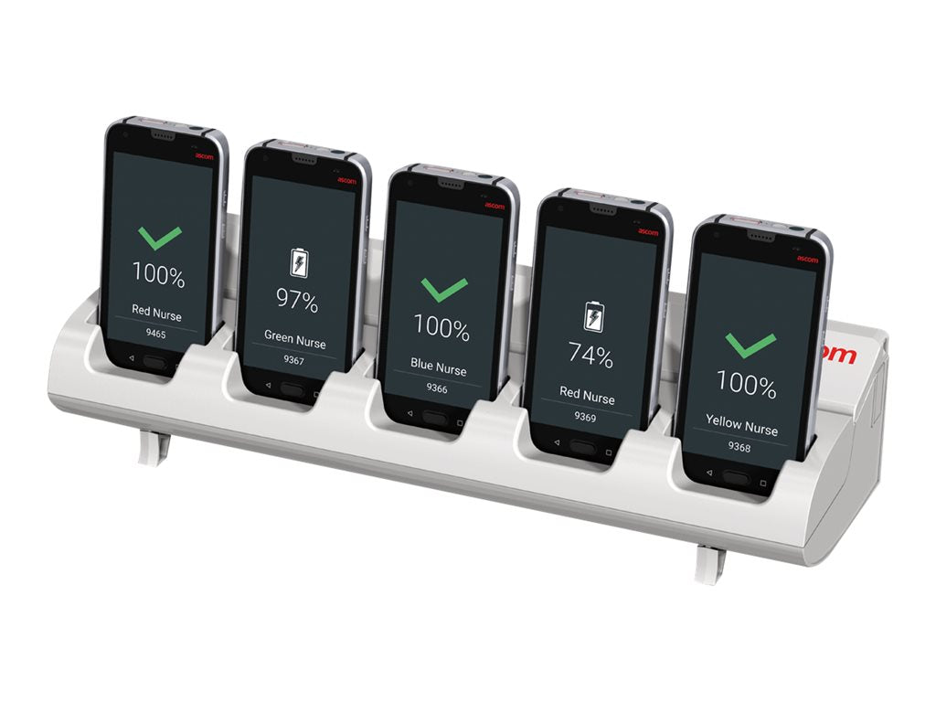 Ascom Handset Charging Rack - Charging stand - 5 output connectors - for Myco 3 CR7-AAAA