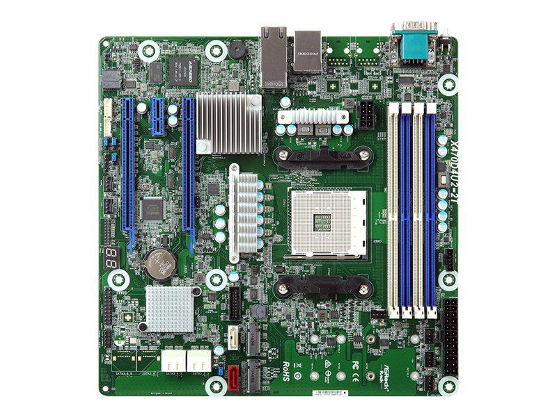 Asrock Rack X470D4U2-2T - Motherboard - Micro Atx - Socket Am4 - Amd X470 Chipset - Usb 3.1 Gen 2