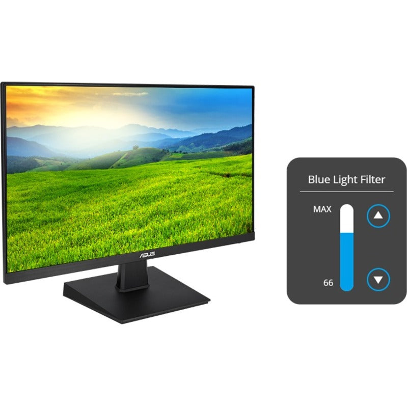 Asus VA247HE 24 Class Full HD LCD Monitor - 16:9 - Black"