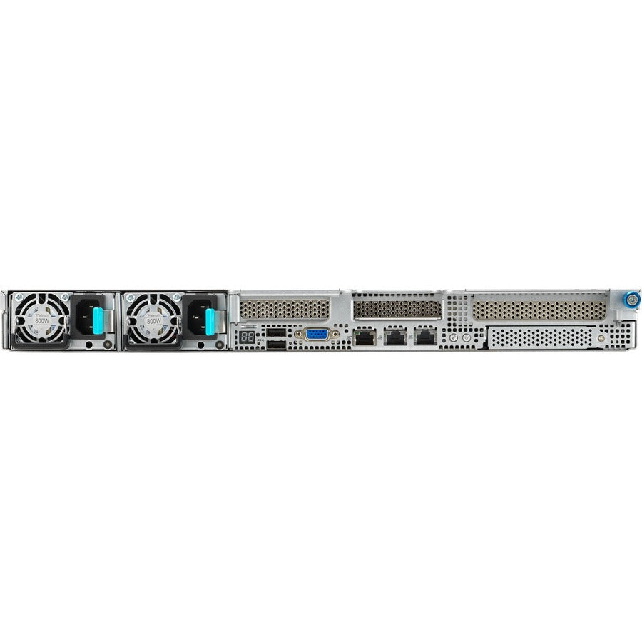 Asus Barebone System - 1U Rack-mountable - Socket LGA-4094 - 1 x Processor Support - AMD C