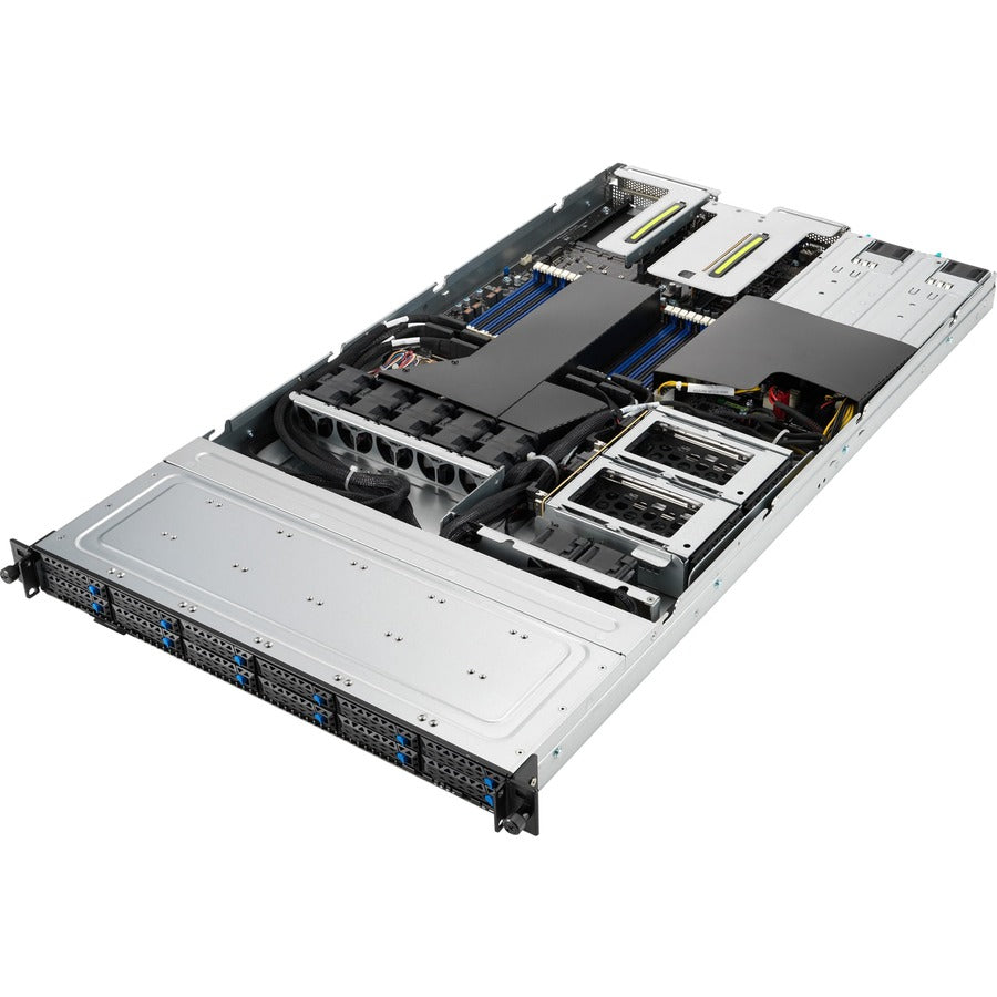 Asus Barebone System - 1U Rack-mountable - Socket LGA-4094 - 1 x Processor Support - AMD C