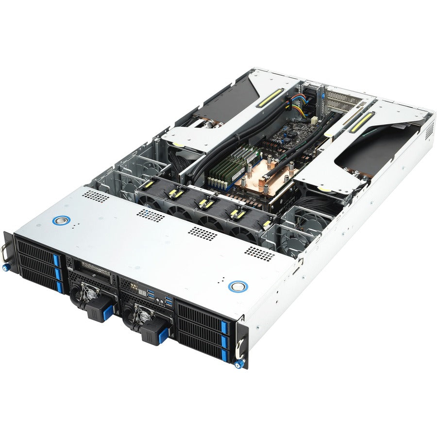 Asus Barebone System - 2U Rack-mountable - Socket SP5 LGA-6096 - 1 x Processor Support - A