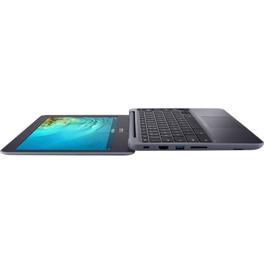 Asus Chromebook C203Xa-Ys02-Gr 11.6 Inch Mediatek Quad Core Mt8173C 1.7Ghz/ 4Gb Lpddr3/ 32Gb Emmc/ Gx6250/ Usb3.1/ Chrome Os Notebook (Dark Grey)