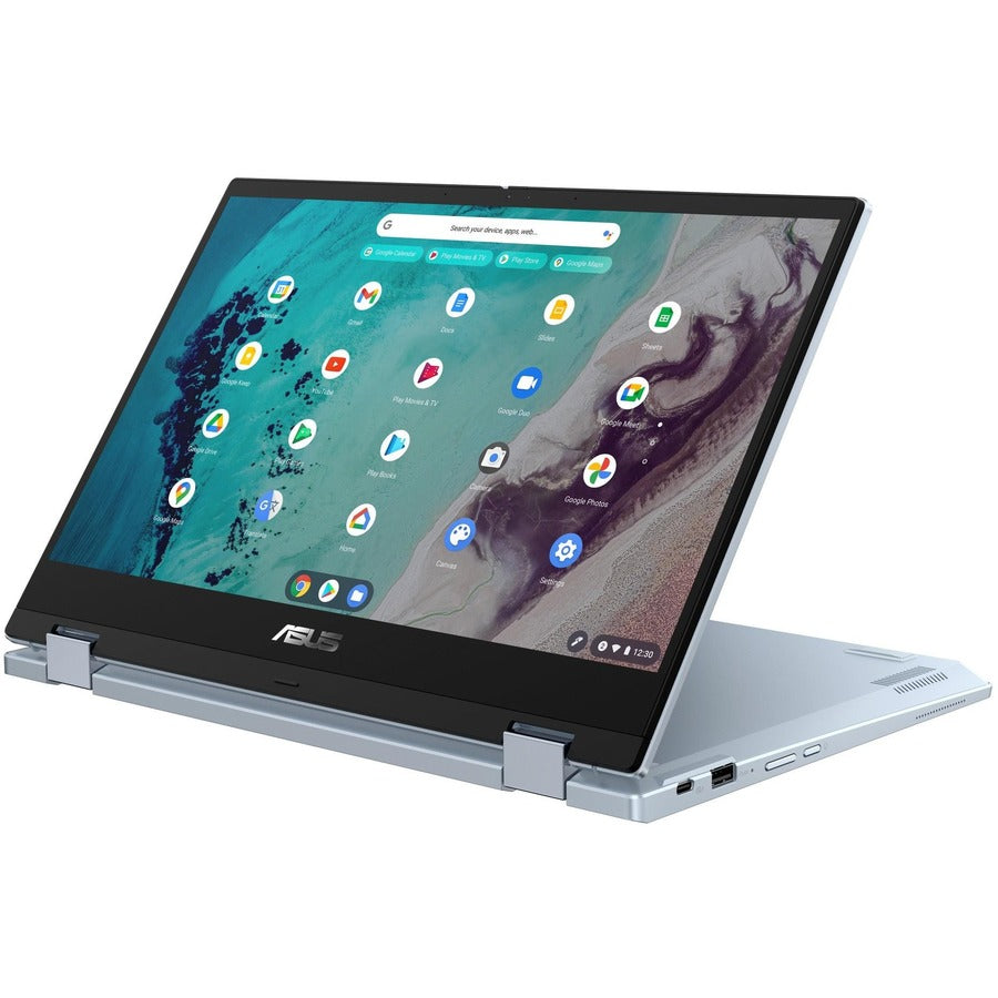Asus Chromebook Flip Cx3400 Cx3400Fma-Dh586T-S 14" Touchscreen Convertible Chromebook - Full Hd - 1920 X 1080 - Intel Core I5 11Th Gen I5-1130G7 Quad-Core (4 Core) 1.80 Ghz - 16 Gb Total Ram - 16 Gb On-Board Memory - 256 Gb Ssd - Ai Blue