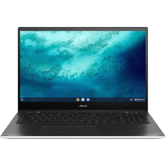 Asus Chromebook Flip CX5500 CX5500FEA-YZ568T 15.6 Touchscreen Convertible Chromebook - Full HD - Intel Core i5 11th Gen i5-1135G7 - 16 GB - 128 GB SSD - Immersive White"