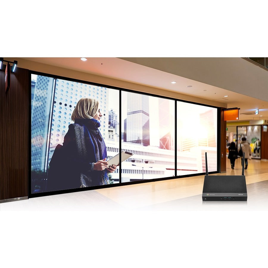 Asus Chromebox CHROMEBOX4-F7070U Desktop Computer - Intel Core i7 10th Gen i7-10510U - 16 GB - 256 GB SSD - Gun Metal