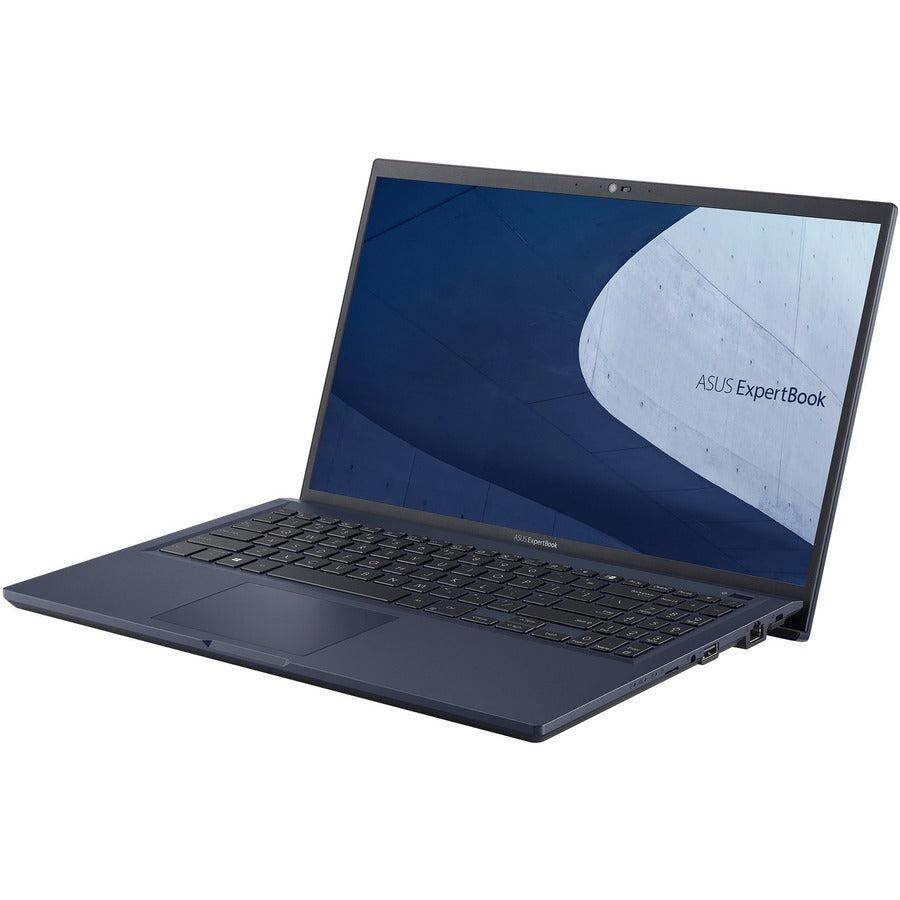 Asus ExpertBook B1 B1500 B1500CBA-XS52 15.6" Notebook - Full HD - 1920 x 1080 - Intel Core i5 12th Gen i5-1235U Deca-core (10 Core) 1.30 GHz - 12 GB Total RAM - 256 GB SSD - Star Black