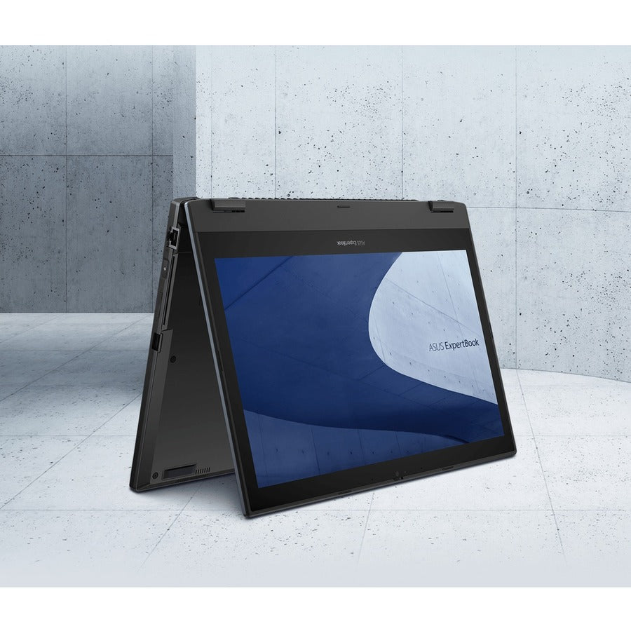 Asus ExpertBook B2 Flip B2402F B2402FBA-XS74T 14 Touchscreen Convertible Notebook - Full HD - Intel Core i7 12th Gen i7-1260P - 16 GB - 512 GB SSD - Star Black"