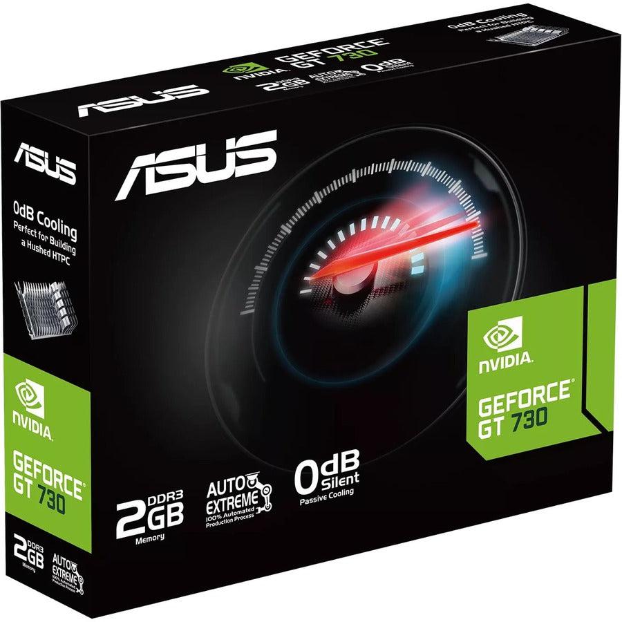 Asus NVIDIA GeForce GT 730 Graphic Card - 2 GB DDR3 SDRAM - Low-profile GT730SL2GD3BRKEVO