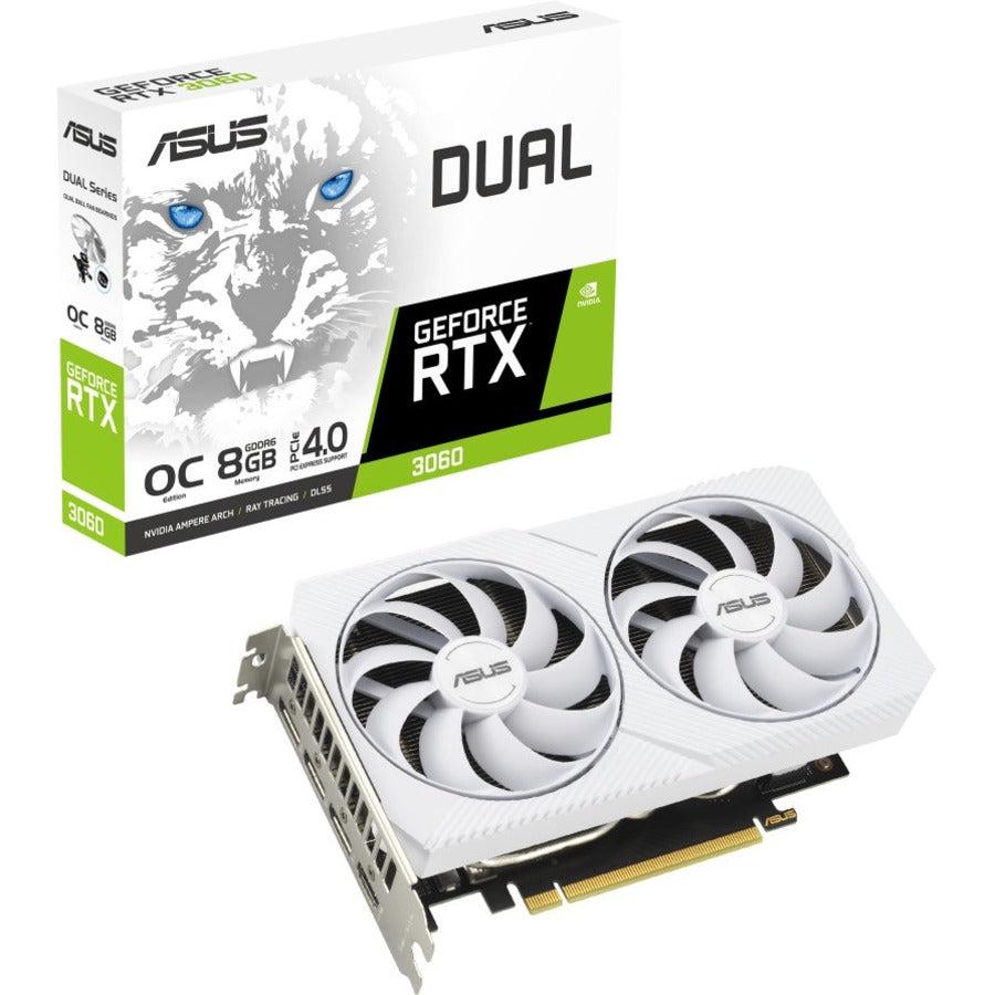Asus NVIDIA GeForce RTX 3060 Graphic Card - 8 GB GDDR6 DUALRTX3060O8GWHITE