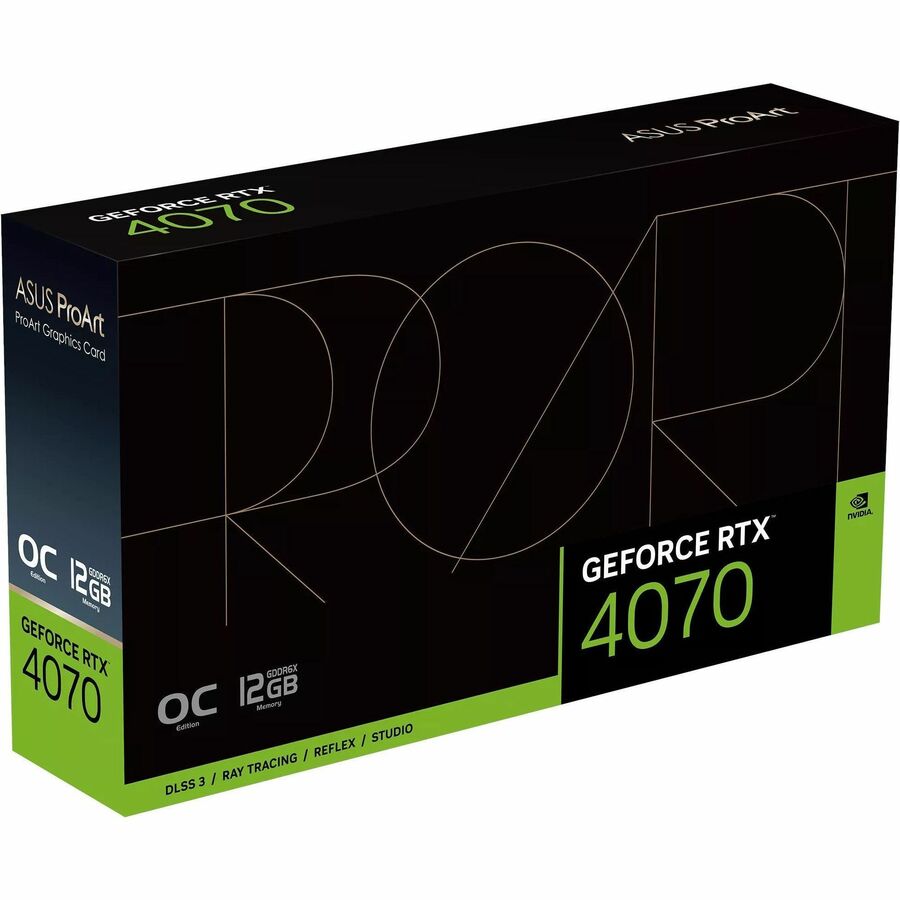 Asus NVIDIA GeForce RTX 4070 Graphic Card - 12 GB GDDR6X - 7680 x 4320 - 2.57 GHz Boost Cl
