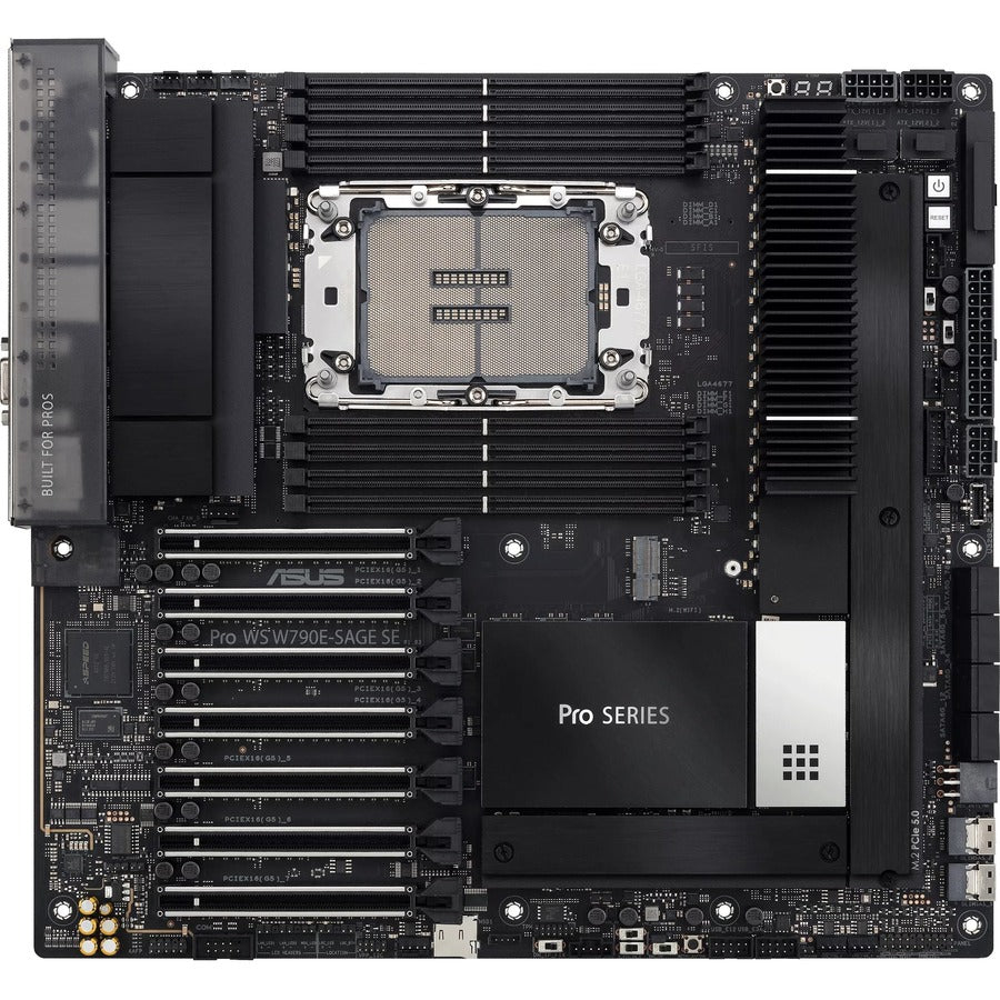 Asus PRO WS W790E-SAGE SE Desktop Motherboard - Intel W790 Chipset - Socket LGA-4677 - Xeo