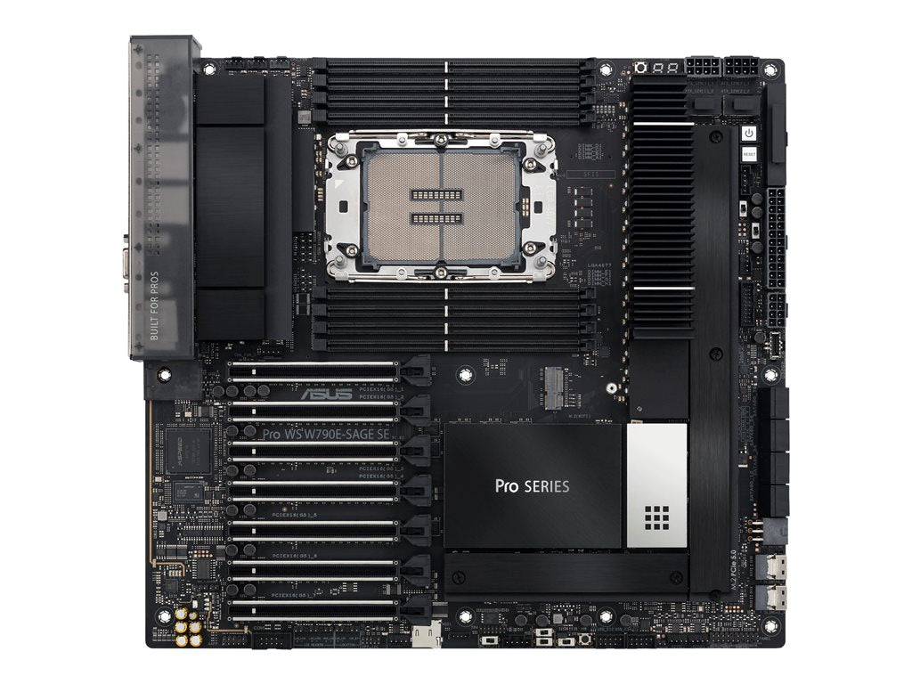 Asus PRO WS W790E-SAGE SE Desktop Motherboard - Intel W790 Chipset - Socket LGA-4677 - Xeo