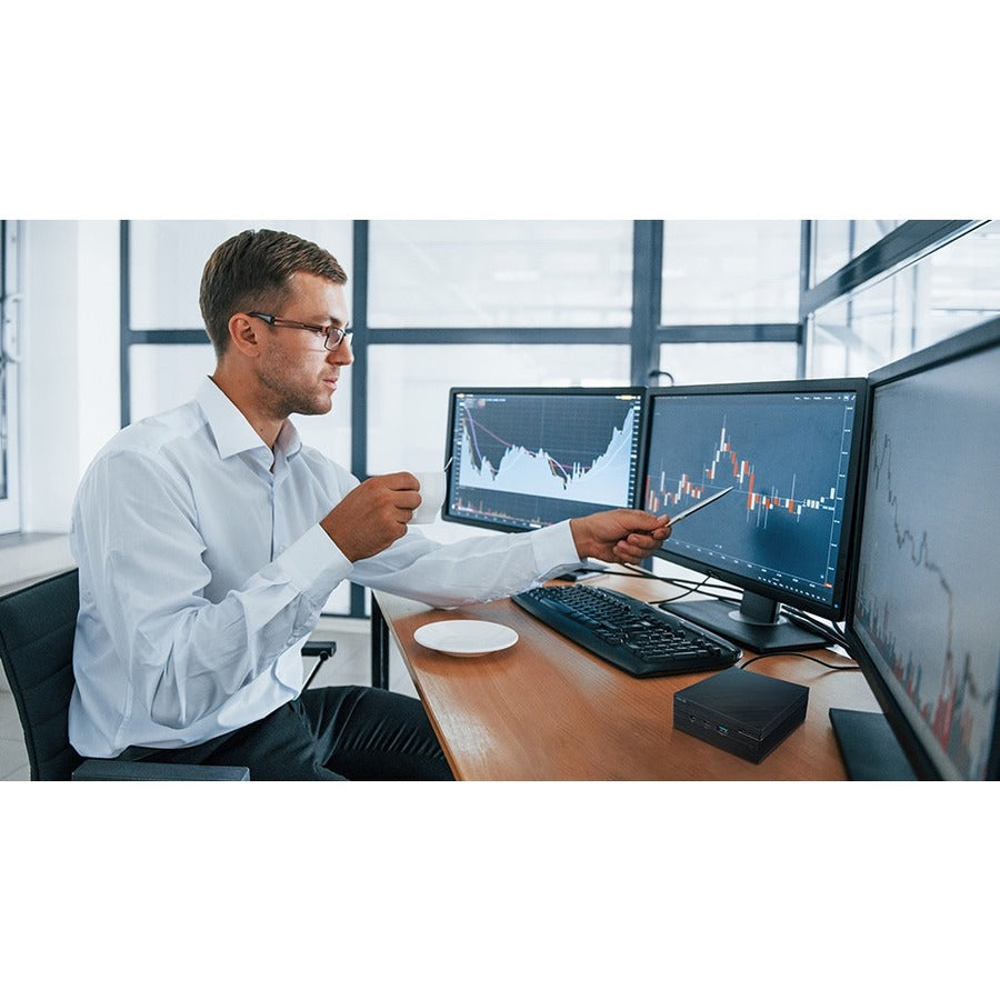 Asus Pn41-S1-Sysf441Pxfd Desktop Computer - Intel Celeron N4500 1.10 Ghz - 4 Gb Ram Ddr4 Sdram - 128 Gb M.2 Pci Express Nvme 3.0 Ssd - Mini Pc - Black