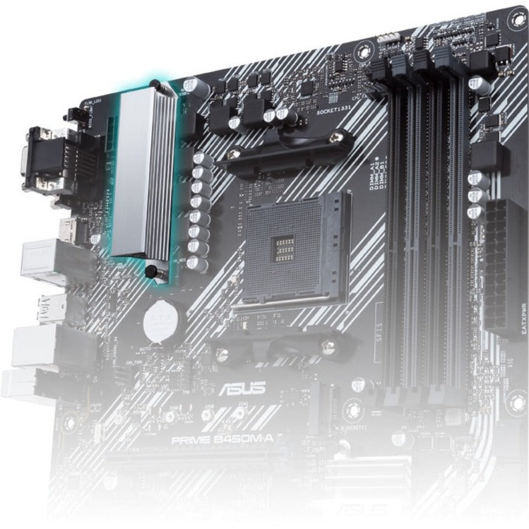 Asus Prime B450M-A II Desktop Motherboard - AMD B450 Chipset - Socket AM4 - Micro ATX