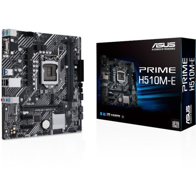 Asus Prime H510M-E Desktop Motherboard - Intel H510 Chipset - Socket LGA-1200 - Micro ATX