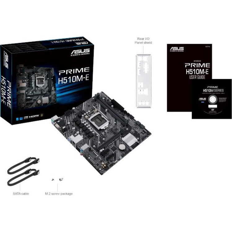 Asus Prime H510M-E Desktop Motherboard - Intel H510 Chipset - Socket LGA-1200 - Micro ATX